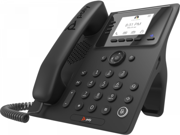 Poly CCX 350 Business Media Phone for Microsoft Teams and PoE-enabled (HP|Poly)