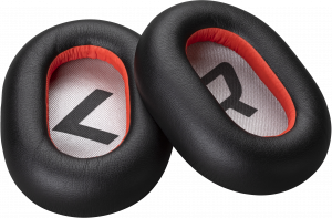 HP Poly Voyager 8200 Black Leatherette Ear Cushions (2 Pieces)