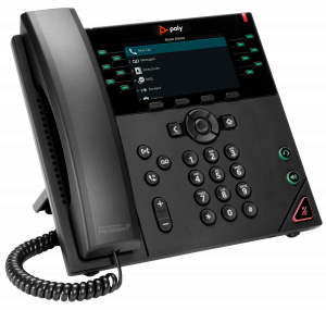 Poly VVX 450 12-Line IP Phone and PoE-enabled