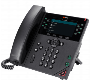 Poly VVX 450 12-Line IP Phone and PoE-enabled