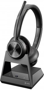 HP Poly Savi 7320 Headset Wireless Head-band Office/Call center Black