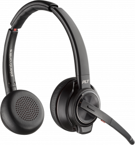POLY Savi 8220 Office Stereo DECT 1880-1900 MHz Headset