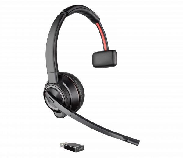 HP Poly Savi 8210-M Office DECT 1880-1900 MHz Single Ear Headset