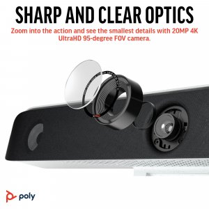 POLY Studio X52 All-In-One Video Bar