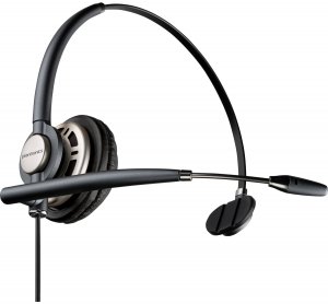 HP HW710 Headset Wired Head-band Office/Call center USB Type-A Black, Silver