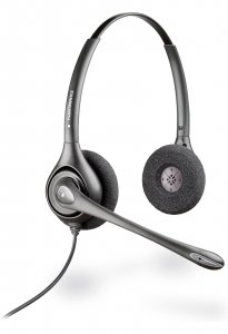 HP 8R709AA#ABB headphones/headset Wired Head-band Office/Call center Black