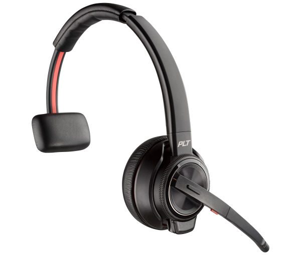 HP Poly Savi 8210 Monaural DECT 1880-1900 MHz Top +Charging Cradle