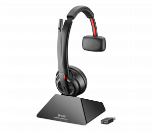 HP Poly Savi 8220 Stereo DECT 1880-1900 MHz Top +Charging Cradle