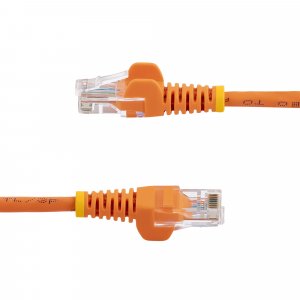 StarTech.com Cat5e Ethernet Patch Cable with Snagless RJ45 Connectors - 0.5 m, Orange