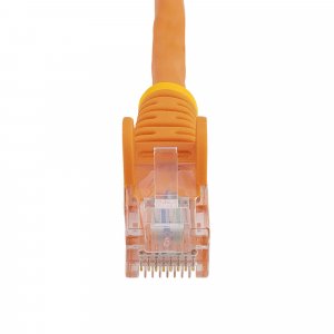 StarTech.com Cat5e Ethernet Patch Cable with Snagless RJ45 Connectors - 0.5 m, Orange