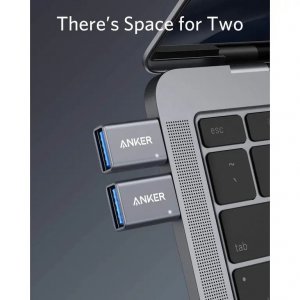 Anker B87310A1 cable gender changer USB Type-C USB Type-A Grey