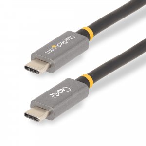 StarTech.com 3ft (1m) USB4 Cable, USB-IF Certified USB-C Cable, 40 Gbps, USB Type-C Data Transfer Cable, 100W Power Delivery, 8K 60Hz, Compatible w/Thunderbolt 4/3/USB 3.2