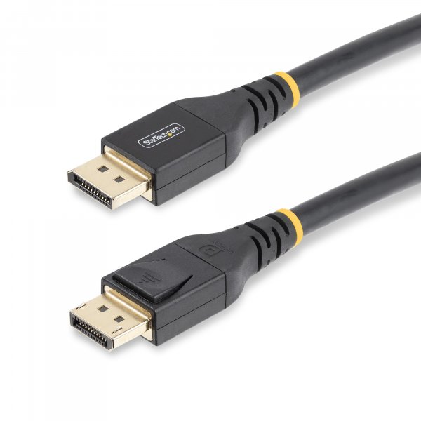 StarTech.com 25ft (7m) VESA-Certified Active DisplayPort 1.4 Cable, DP8K DisplayPort Cable w/HBR3, HDR10, MST, DSC 1.2, HDCP 2.2, 8K 60Hz, 4K 120Hz - DP 1.4 Cable M/M