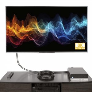 StarTech.com 25ft (7m) VESA-Certified Active DisplayPort 1.4 Cable, DP8K DisplayPort Cable w/HBR3, HDR10, MST, DSC 1.2, HDCP 2.2, 8K 60Hz, 4K 120Hz - DP 1.4 Cable M/M