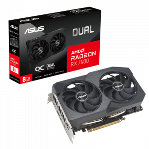 ASUS Dual -RX7600-O8G-V2 AMD Radeon RX 7600 8 GB GDDR6