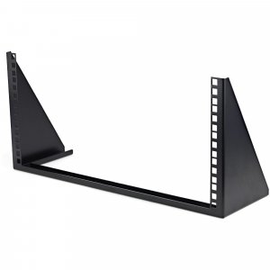 StarTech.com 5U Vertical Wall Mount Rack - 19in Low Profile Open Wall Mounting Bracket - Network/Server Room/Data/AV/IT/Patch Panel/Communication/Computer Equipment - w/ Cage Nuts/Screws