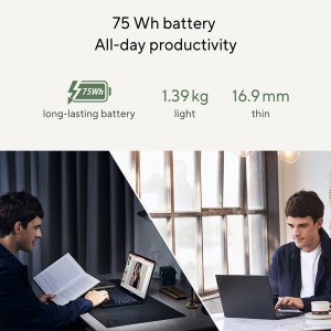 ASUS ZenBook 14 OLED UX3402VA-KN113W Laptop 35.6 cm (14") Touchscreen 2.8K Intel® Core™ i5 i5-1340P 16 GB LPDDR5-SDRAM 512 GB SSD Wi-Fi 6E (802.11ax) Windows 11 Home Blue