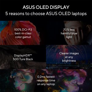 ASUS Zenbook 14 OLED UX3402VA-KN114W Intel® Core™ i5 i5-1340P Laptop 35.6 cm (14") Touchscreen 2.8K 16 GB LPDDR5-SDRAM 512 GB SSD Wi-Fi 6E (802.11ax) Windows 11 Home Blue