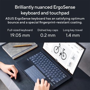 ASUS Zenbook 14 OLED UX3402VA-KN114W Intel® Core™ i5 i5-1340P Laptop 35.6 cm (14") Touchscreen 2.8K 16 GB LPDDR5-SDRAM 512 GB SSD Wi-Fi 6E (802.11ax) Windows 11 Home Blue