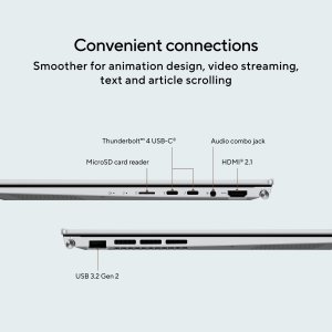 ASUS Zenbook 14 OLED UX3402VA-KN114W Intel® Core™ i5 i5-1340P Laptop 35.6 cm (14") Touchscreen 2.8K 16 GB LPDDR5-SDRAM 512 GB SSD Wi-Fi 6E (802.11ax) Windows 11 Home Blue