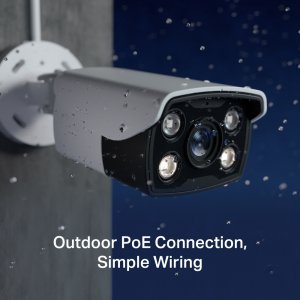 TP-Link VIGI 4MP Outdoor Full-Color Bullet Network Camera
