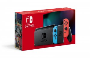 Nintendo Switch portable game console 15.8 cm (6.2″) 32 GB Touchscreen Wi-Fi Blue, Grey, Red