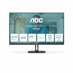 AOC V5 Q32V5CE/BK computer monitor 80 cm (31.5″) 2560 x 1440 pixels Quad HD LED Black