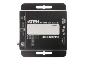 ATEN VE1821-AT-G AV extender AV transmitter & receiver Black