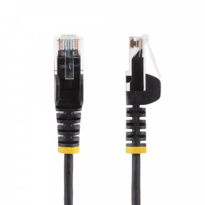 StarTech.com 0.5 m CAT6 Cable - Slim - Snagless RJ45 Connectors - Black