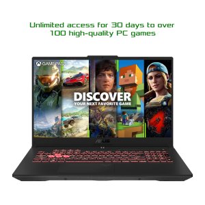 ASUS TUF Gaming A17 FA707XI-HX021W Laptop 43.9 cm (17.3") Full HD AMD Ryzen™ 9 7940HS 16 GB DDR5-SDRAM 512 GB SSD NVIDIA GeForce RTX 4070 Wi-Fi 6 (802.11ax) Windows 11 Home Black, Grey