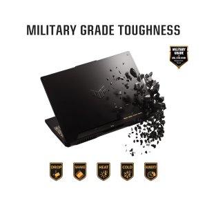 ASUS TUF Gaming A17 FA707XI-HX021W Laptop 43.9 cm (17.3") Full HD AMD Ryzen™ 9 7940HS 16 GB DDR5-SDRAM 512 GB SSD NVIDIA GeForce RTX 4070 Wi-Fi 6 (802.11ax) Windows 11 Home Black, Grey