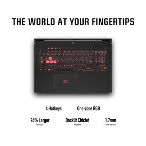 ASUS TUF Gaming A17 FA707XI-HX021W Laptop 43.9 cm (17.3") Full HD AMD Ryzen™ 9 7940HS 16 GB DDR5-SDRAM 512 GB SSD NVIDIA GeForce RTX 4070 Wi-Fi 6 (802.11ax) Windows 11 Home Black, Grey