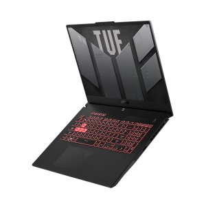 ASUS TUF Gaming A17 FA707XI-HX021W Laptop 43.9 cm (17.3") Full HD AMD Ryzen™ 9 7940HS 16 GB DDR5-SDRAM 512 GB SSD NVIDIA GeForce RTX 4070 Wi-Fi 6 (802.11ax) Windows 11 Home Black, Grey