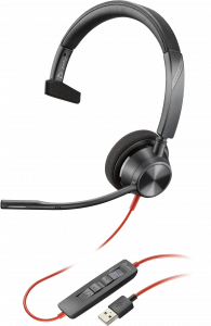 POLY Blackwire 3310 Microsoft Teams Certified USB-A Headset
