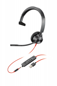 Poly Blackwire 3315 Microsoft Teams Certified USB-A Headset