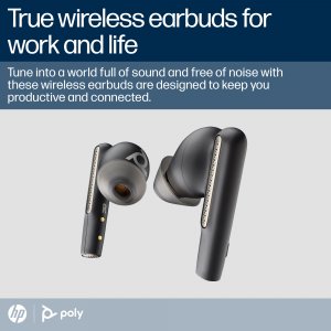 POLY Voyager Focus 2 UC Headset +USB-A to USB-C Cable +Charging Stand