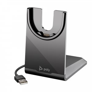 POLY Voyager Focus 2 UC Headset +USB-A to USB-C Cable +Charging Stand