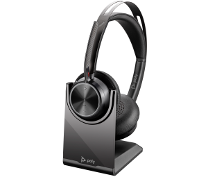 POLY Voyager Focus 2 UC Headset +USB-A to USB-C Cable +Charging Stand