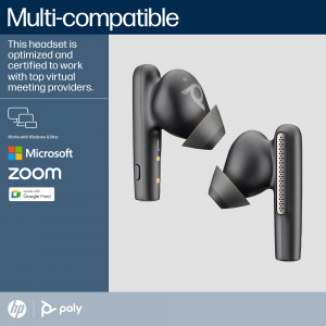 Poly Voyager Focus 2 UC Headset +USB-A to USB-C Cable +Charging Stand