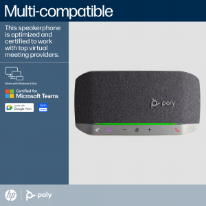 Poly Sync 20+M Speakerphone +USB-A to USB-C Cable +BT700 dongle +Pouch