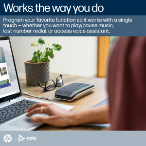 HP Poly Sync 20+M Speakerphone +USB-A to USB-C Cable +BT700 dongle +Pouch