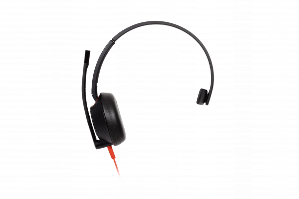 HP Poly Blackwire 5210 Monaural USB-C Headset +3.5mm Plug +USB-C/A Adapter (Bulk)
