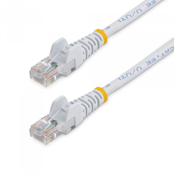 StarTech.com Cat5e Ethernet Patch Cable with Snagless RJ45 Connectors - 10 m, White