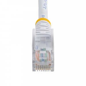 StarTech.com Cat5e Ethernet Patch Cable with Snagless RJ45 Connectors - 10 m, White