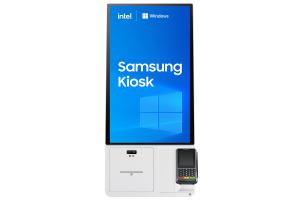 Samsung KM24C-C Kiosk design 61 cm (24") LED 250 cd/m² Full HD White Touchscreen Built-in processor Windows 10 IoT Enterprise 16/7