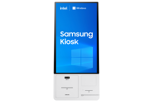 Samsung KM24C-C Kiosk design 61 cm (24") LED 250 cd/m² Full HD White Touchscreen Built-in processor Windows 10 IoT Enterprise 16/7