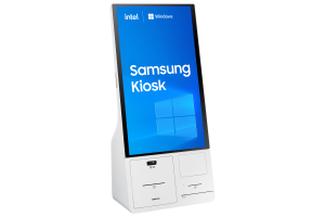 Samsung KM24C-C Kiosk design 61 cm (24") LED 250 cd/m² Full HD White Touchscreen Built-in processor Windows 10 IoT Enterprise 16/7