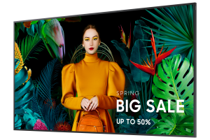 Samsung QH75C Digital signage flat panel 190.5 cm (75") LCD Wi-Fi 700 cd/m² 4K Ultra HD Black Tizen 24/7