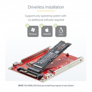 StarTech.com 1M25-U3-M2-ADAPTER interface cards/adapter Internal M.2