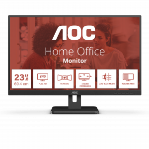 AOC 24E3UM computer monitor 61 cm (24″) 1920 x 1080 pixels Full HD Black